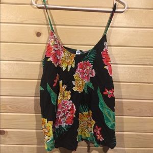 Floral tank too